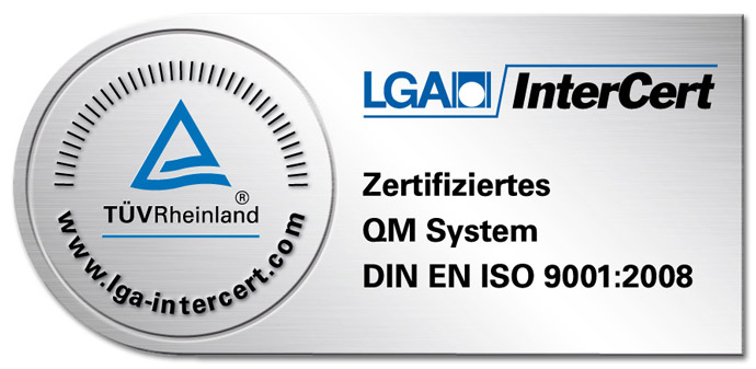 ISO 9001 Zertifikat