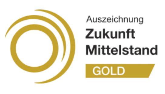 Goldenes Gütesiegel „Zukunft Mittelstand“