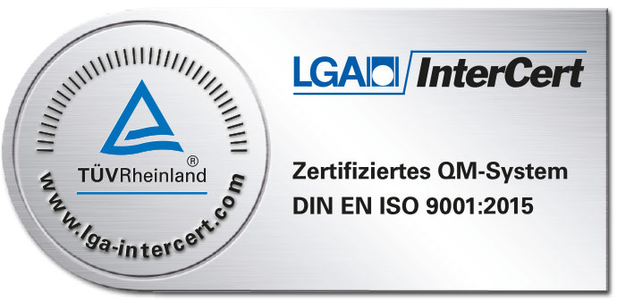 ISO 9001 Zertifikat