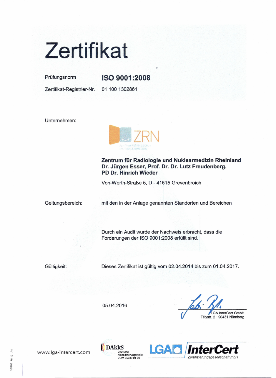 Deutscher Medienpreis für Radiologie und Nuklearmedizin 2015