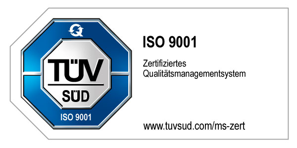 ISO 9001 Zertifikat